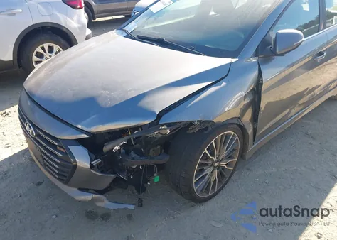 2017 Hyundai Elantra Sport from USA, damaged, VIN KMHD04LB3HU322895